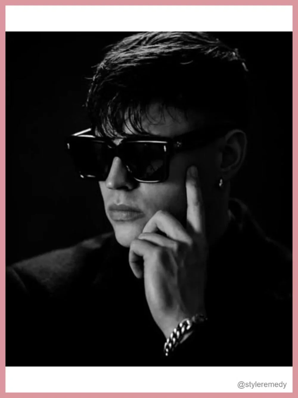 Square Frame Sunglasses with UV400 Protection